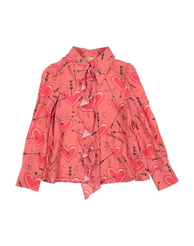 Elisabetta Franchi Babies'  Toddler Girl Shirt Coral Size 6 Viscose In Red