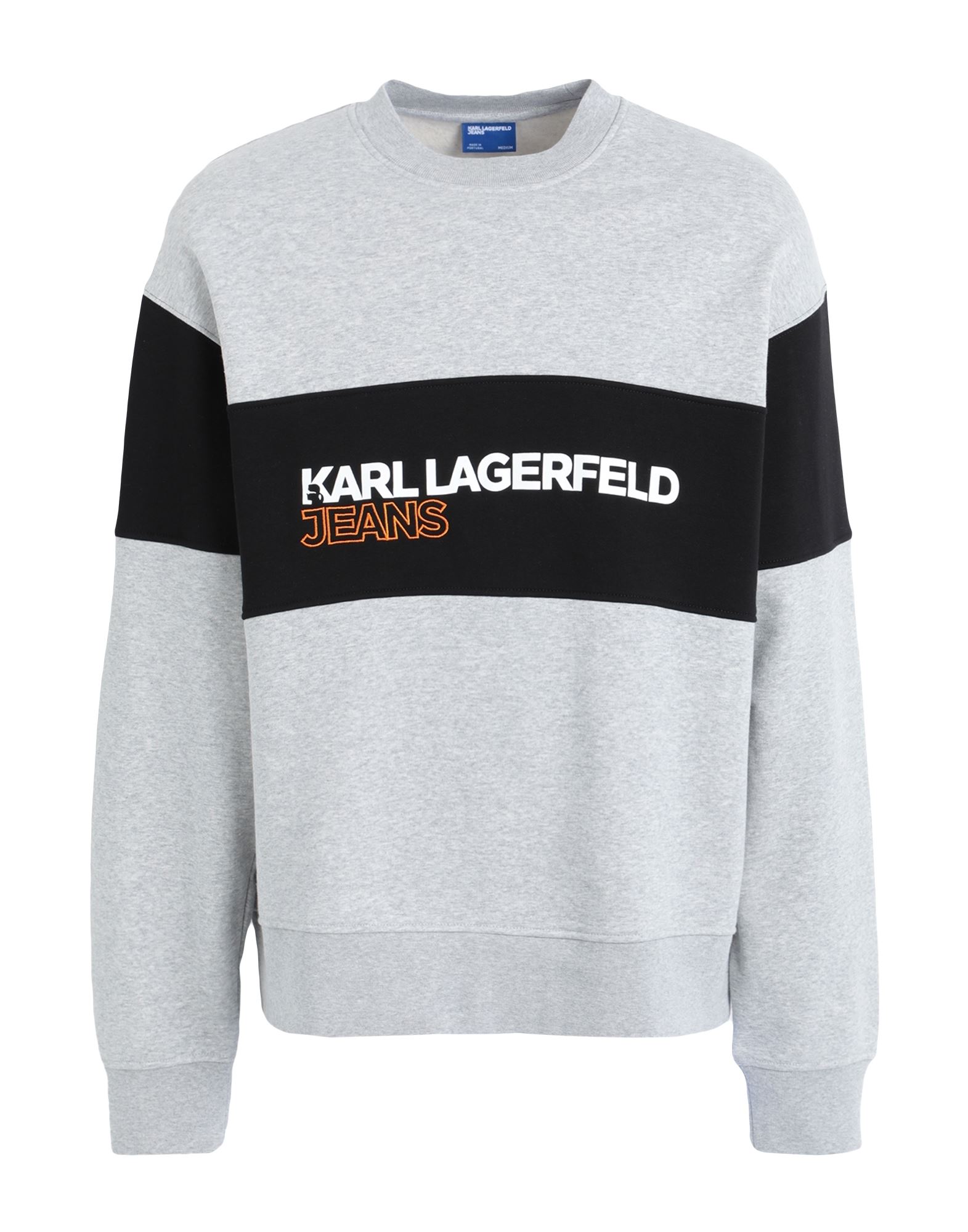 Karl Lagerfeld Jeans Logo-print Detail Sweatshirt In Grey