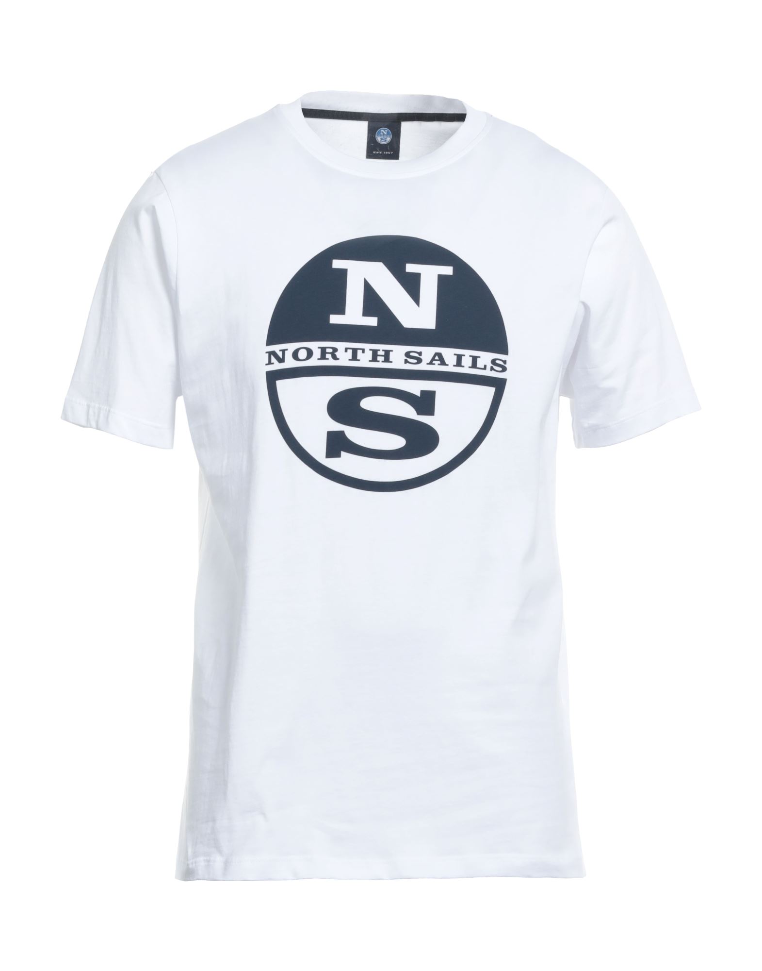 North Sails Man T-shirt White Size M Cotton