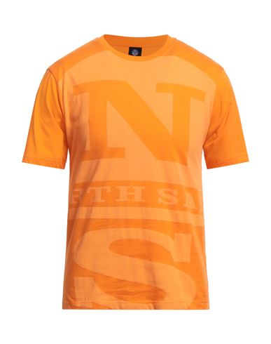 North Sails Man T-shirt Mandarin Size Xxs Cotton