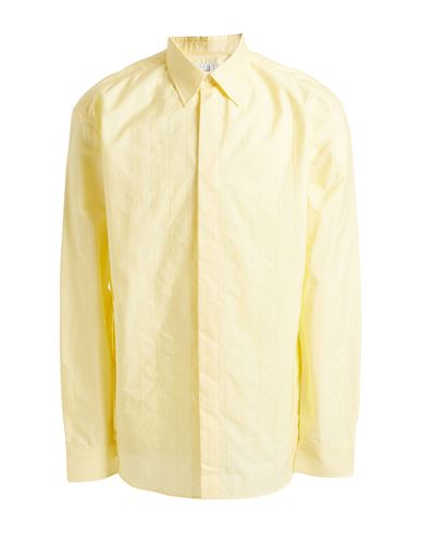 Dunhill Man Shirt Yellow Size L Cotton