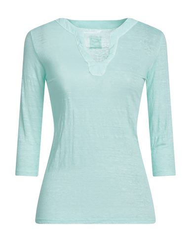 120% Woman T-shirt Light Green Size Xxs Linen