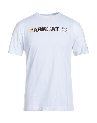 Parkoat Man T-shirt White Size S Cotton