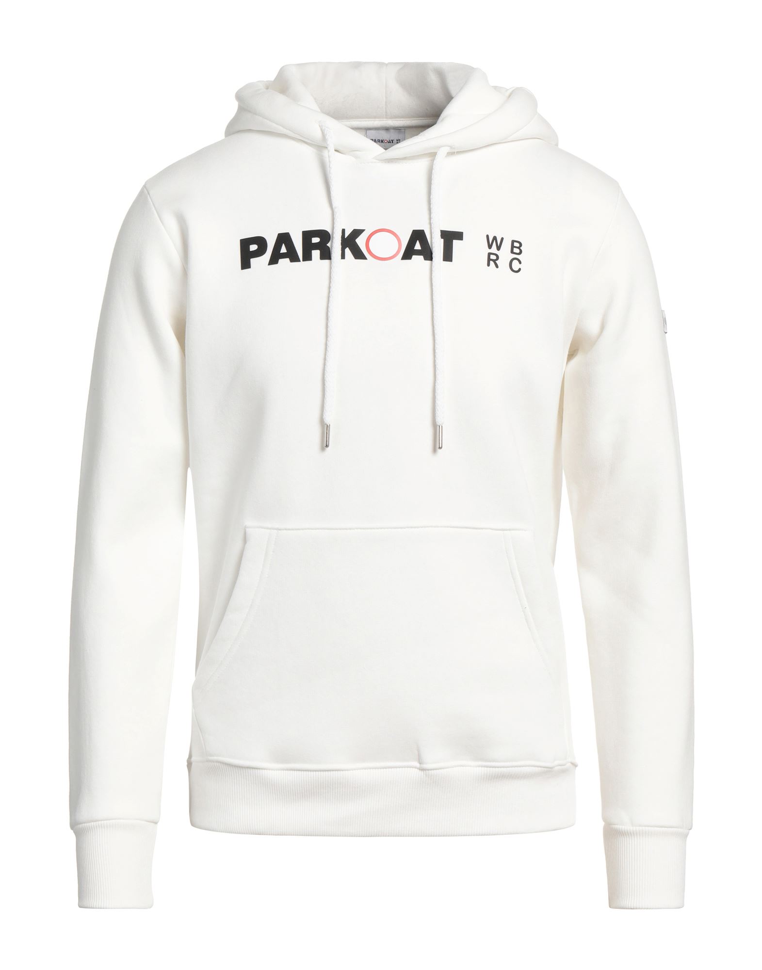 Shop Parkoat Man Sweatshirt White Size Xxl Cotton, Polyester
