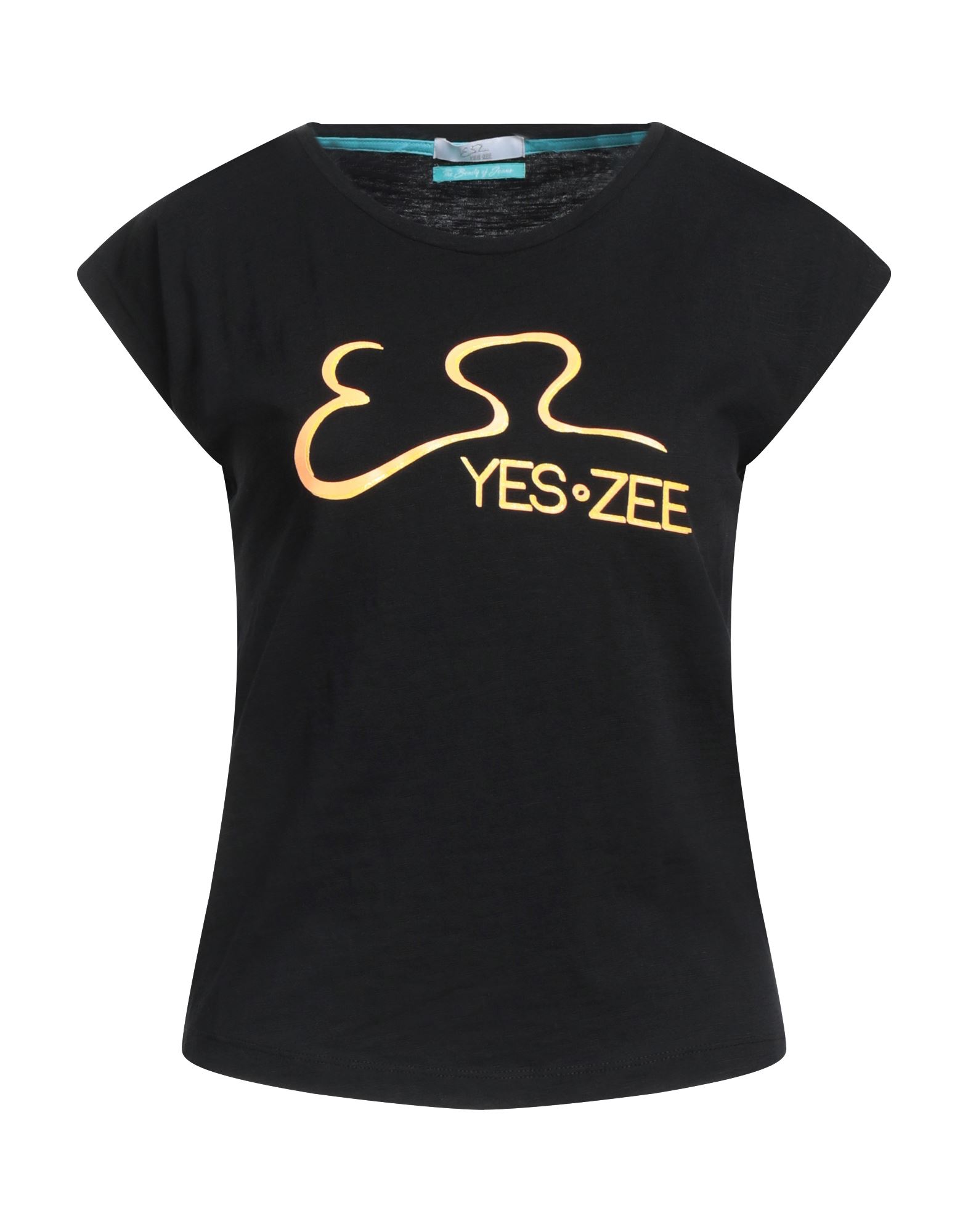 Yes Zee By Essenza T-shirts In Black