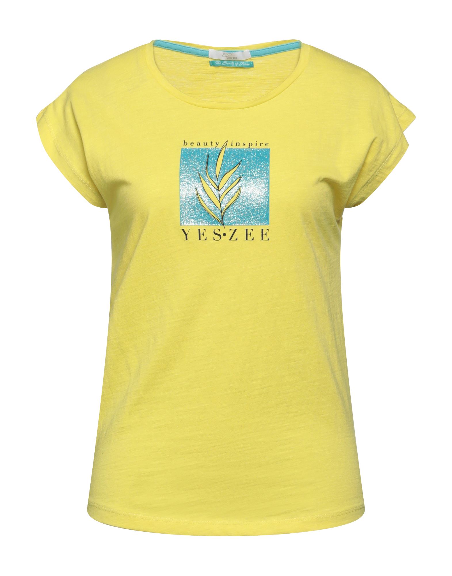 Yes Zee By Essenza T-shirts In Yellow