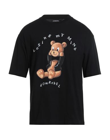 Domrebel Man T-shirt Black Size Xs Cotton