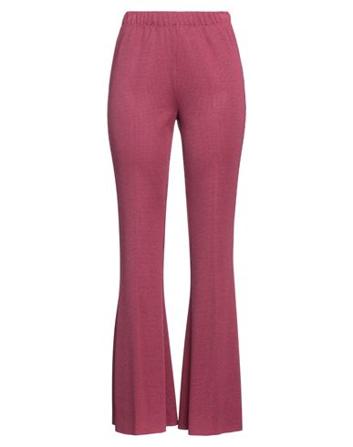 Vicolo Woman Pants Fuchsia Size S Polyester, Viscose, Elastane In Pink