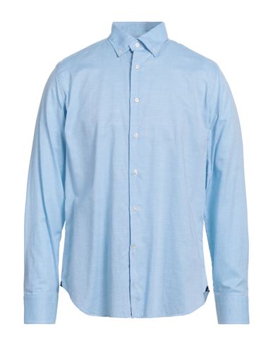 Alea Man Shirt Light Blue Size 16 ½ Cotton