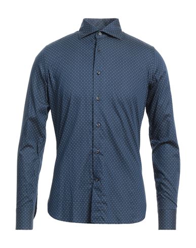 Alea Man Shirt Midnight Blue Size 15 ½ Cotton