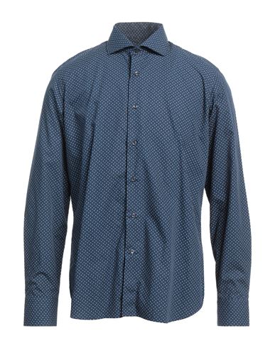 Alea Man Shirt Midnight Blue Size 16 ½ Cotton