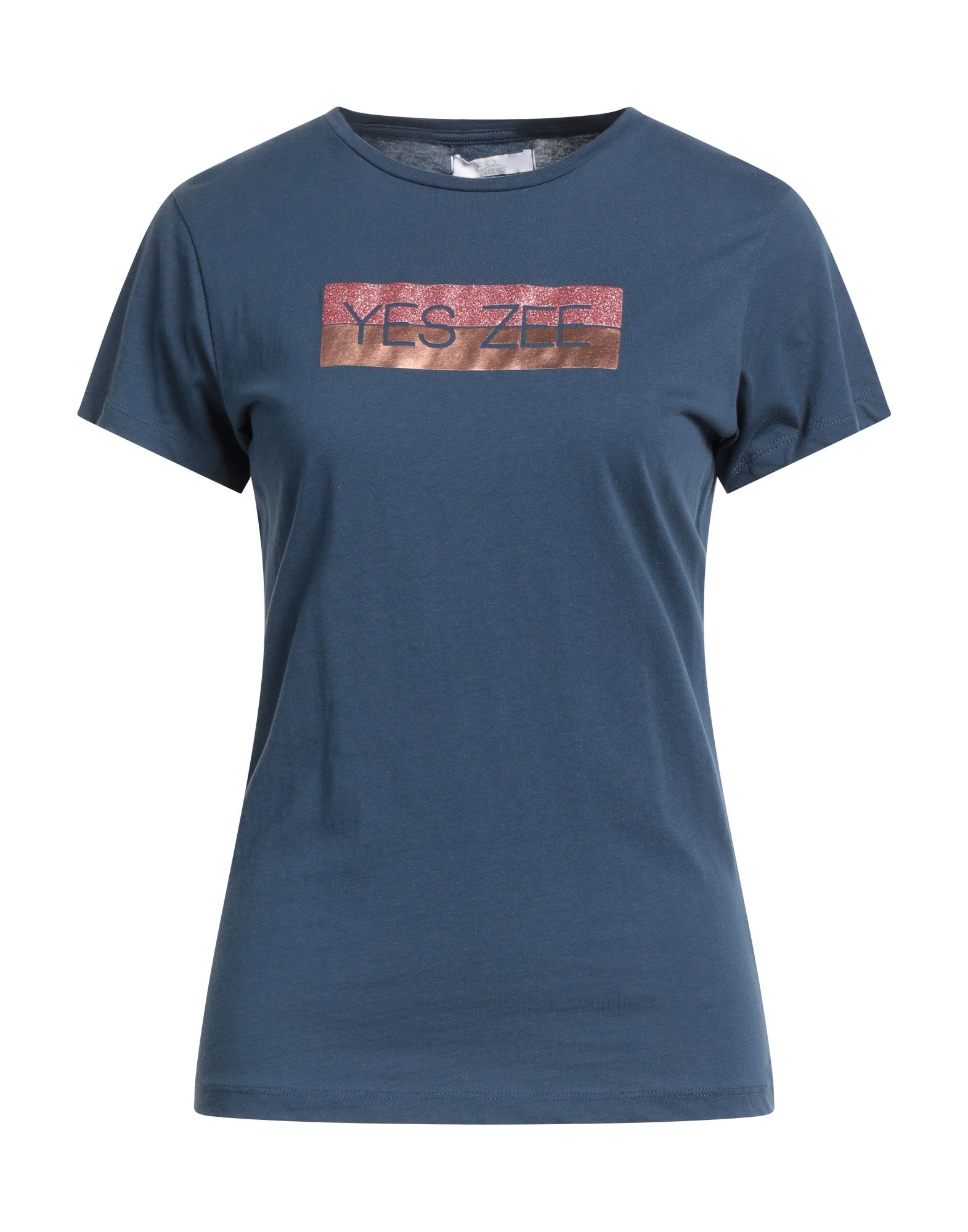 Yes Zee By Essenza T-shirts In Navy Blue