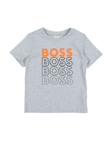 Hugo Boss Babies' Boss Toddler Boy T-shirt Grey Size 6 Cotton, Elastane