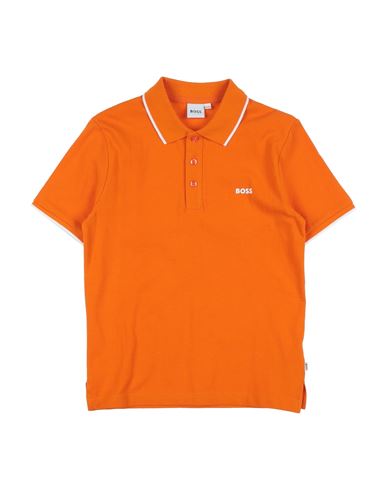 Shop Hugo Boss Boss Toddler Boy Polo Shirt Orange Size 6 Cotton