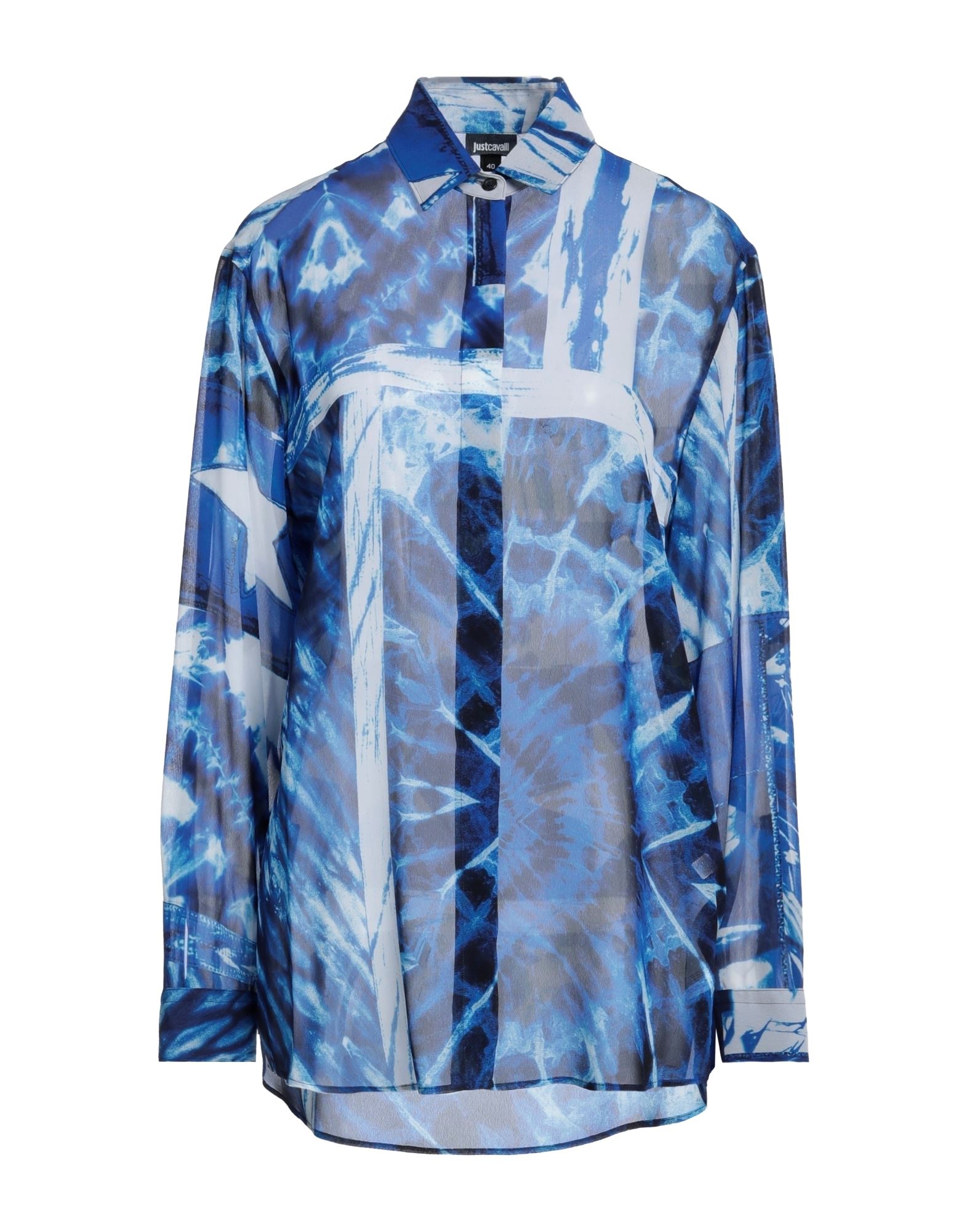 Just Cavalli Shirts In Blue