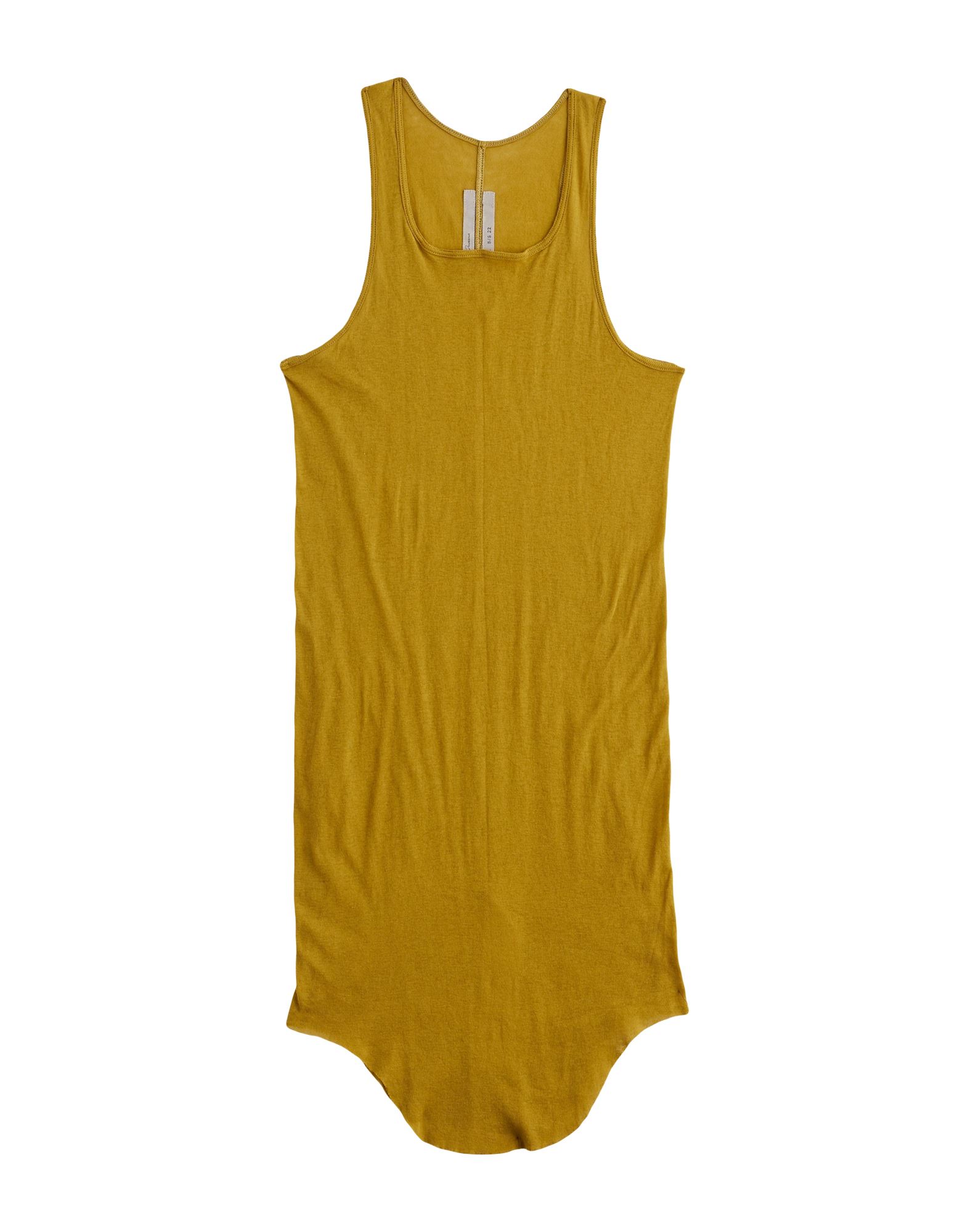 Rick Owens Tank Tops In Yellow