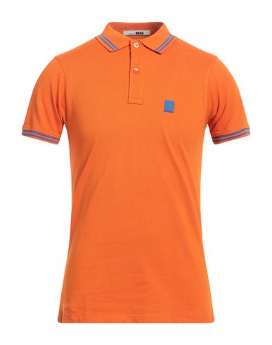 Dooa Man Polo Shirt Orange Size S Cotton
