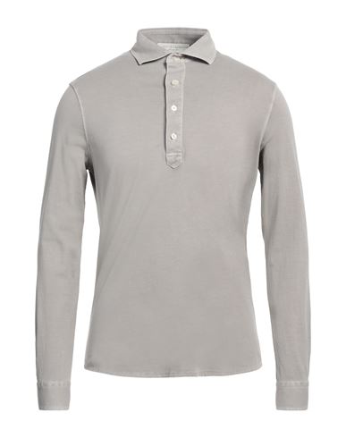 Filippo De Laurentiis Man Polo Shirt Dove Grey Size 38 Cotton In Gray