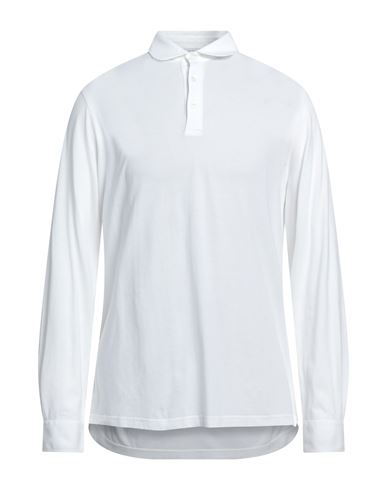 Filippo De Laurentiis Man Polo Shirt White Size 44 Cotton