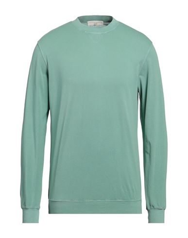 Filippo De Laurentiis Man Sweatshirt Sage Green Size 40 Cotton