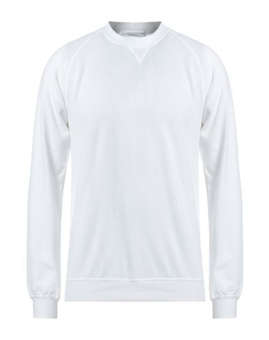 Filippo De Laurentiis Man Sweatshirt White Size 40 Cotton