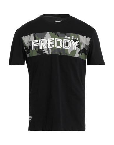 Freddy Man T-shirt Black Size S Cotton
