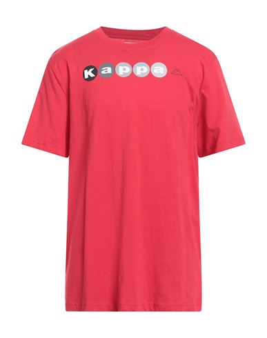 Kappa Man T-shirt Red Size S Cotton