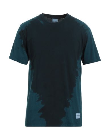 Sundek Man T-shirt Deep Jade Size M Cotton In Green