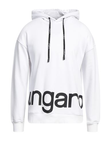 Ungaro Man Sweatshirt White Size S Cotton, Polyester