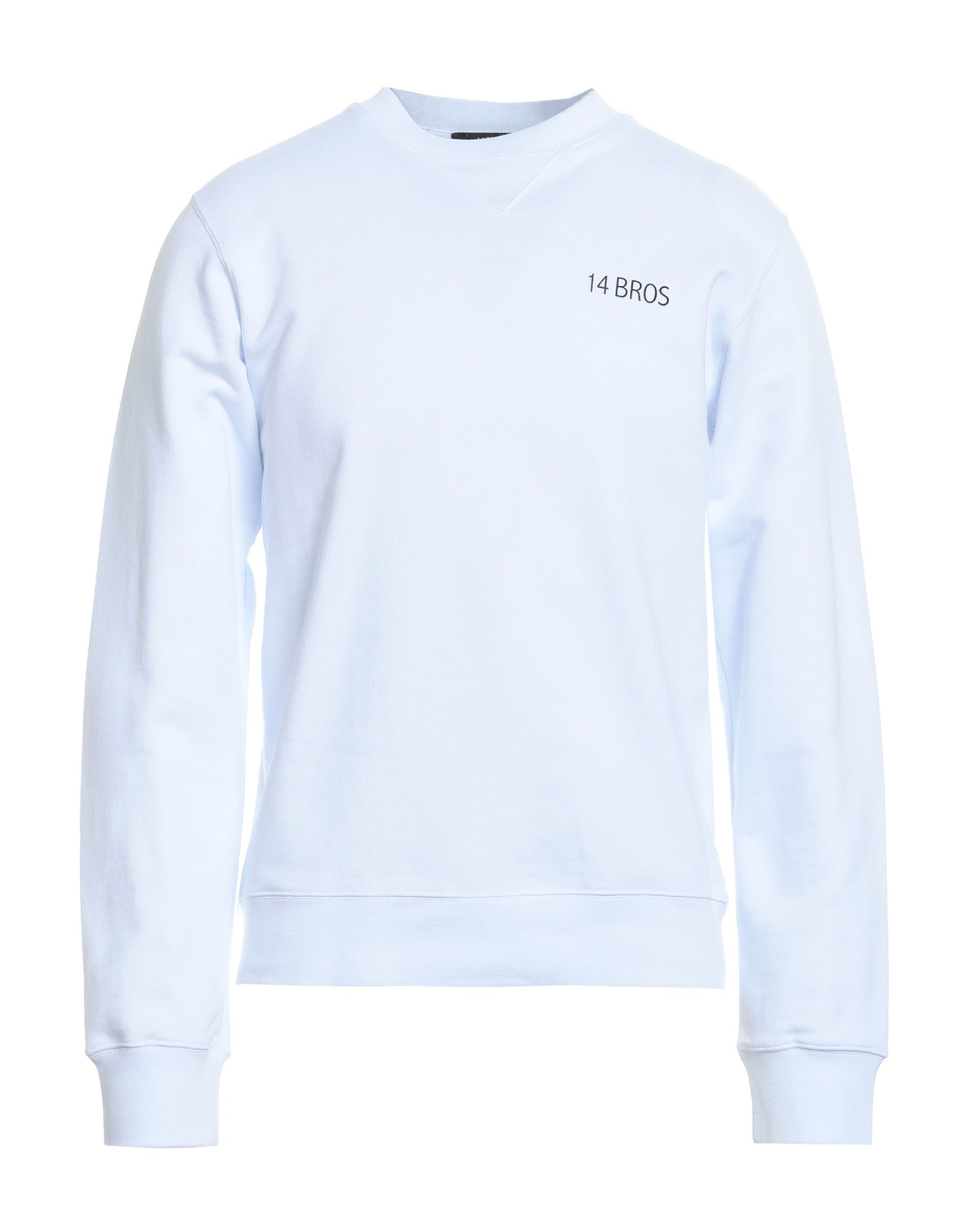 Shop 14bros Man Sweatshirt White Size S Cotton