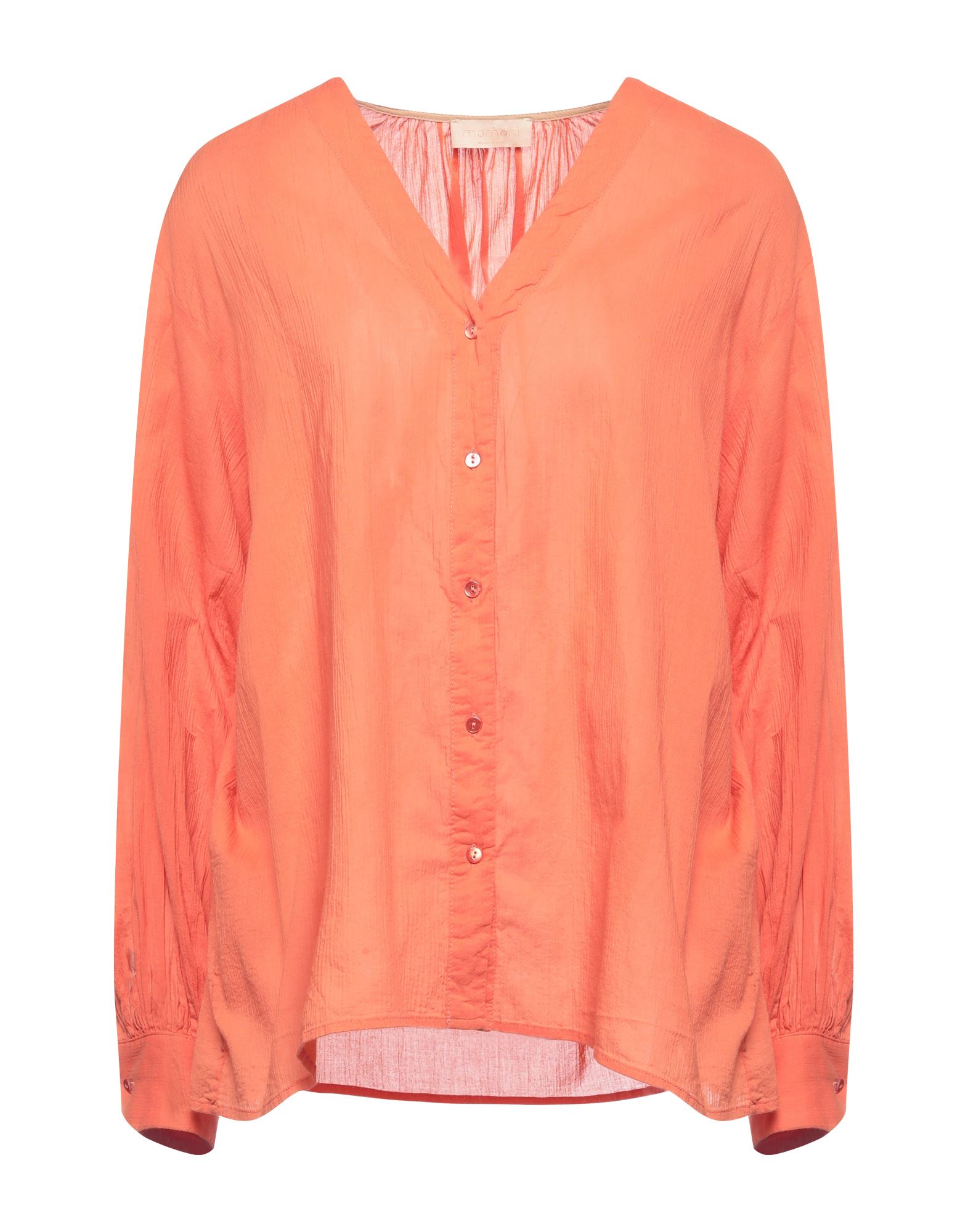 Momoní Woman Shirt Orange Size 6 Cotton