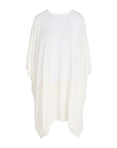 Rick Owens Woman T-shirt White Size 2 Viscose, Silk