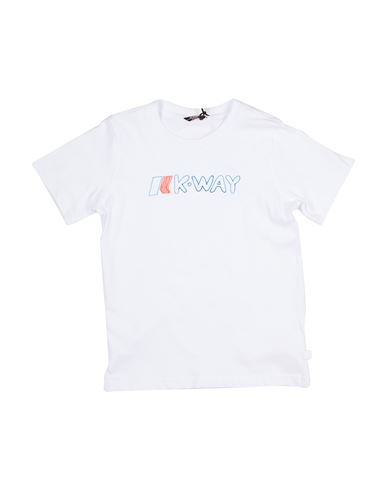 K-way Babies'  Toddler Boy T-shirt White Size 4 Cotton