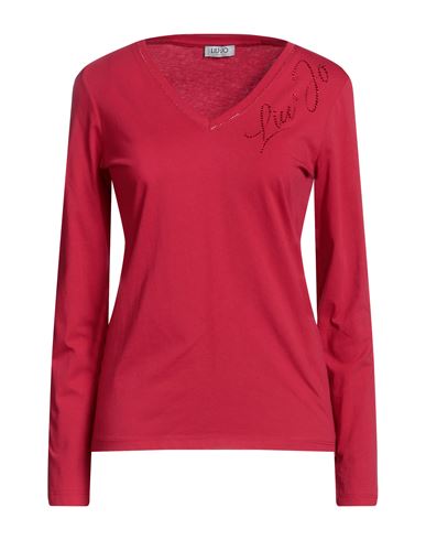 Liu •jo Woman T-shirt Red Size Xs Cotton