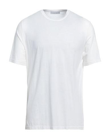 Shop Filippo De Laurentiis Man T-shirt Off White Size 48 Cotton