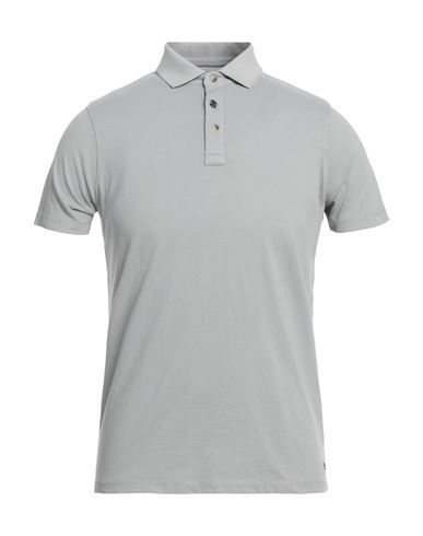 40weft Man Polo Shirt Grey Size S Cotton, Elastane