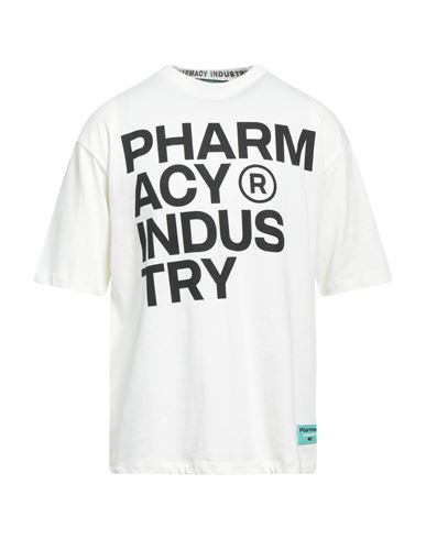 Pharmacy Industry Man T-shirt White Size M Cotton