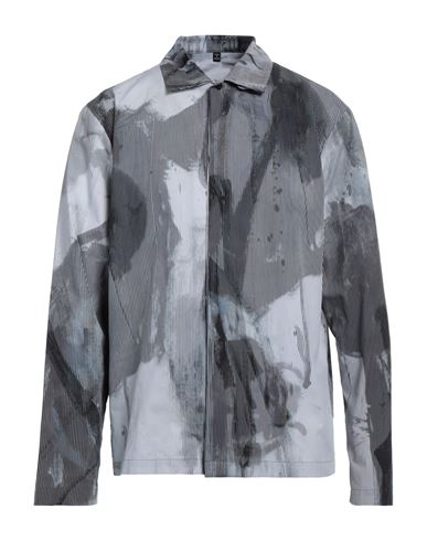 Mcq By Alexander Mcqueen Mcq Alexander Mcqueen Man Shirt Navy Blue Size S Cotton, Polyester