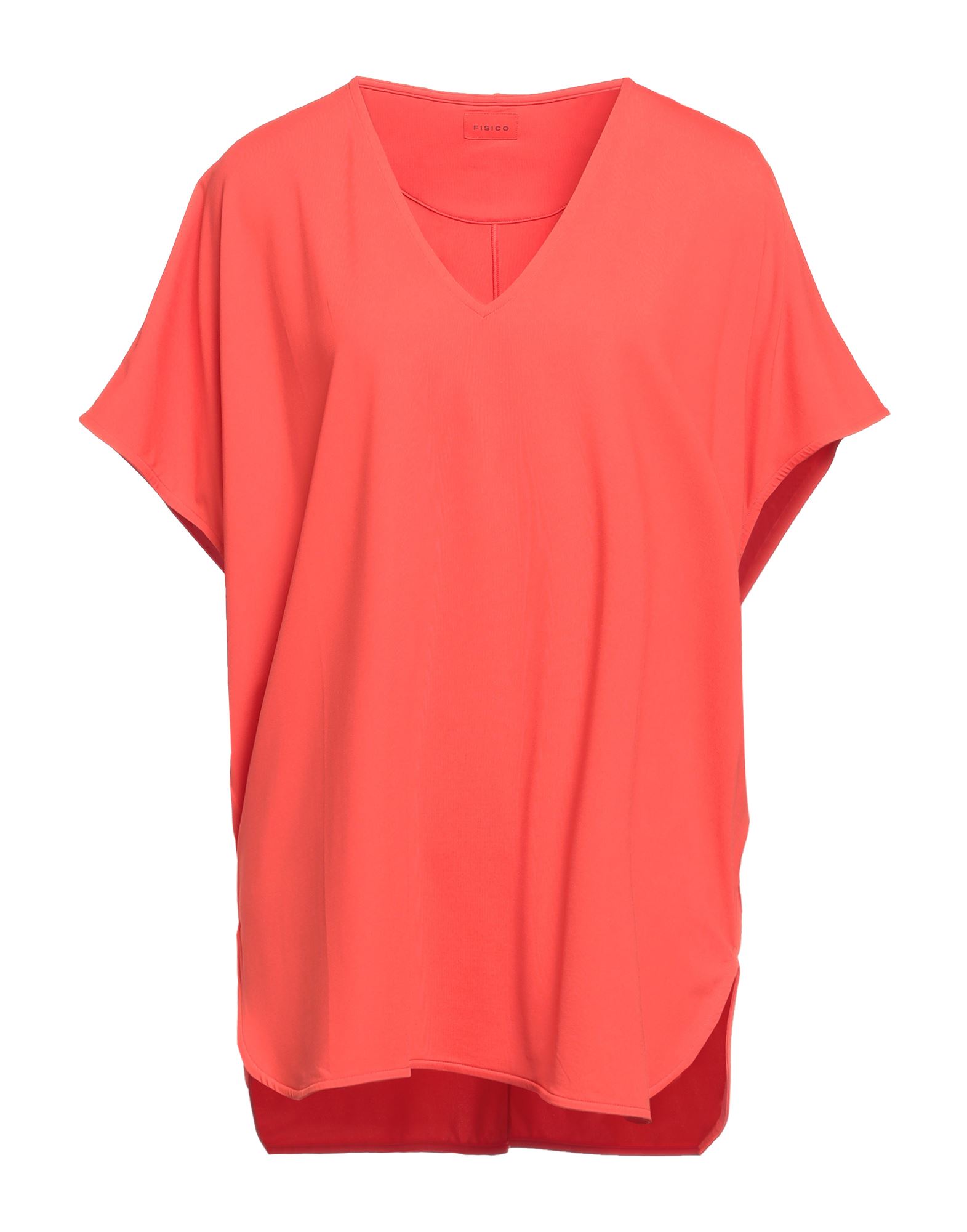 Fisico T-shirts In Tomato Red