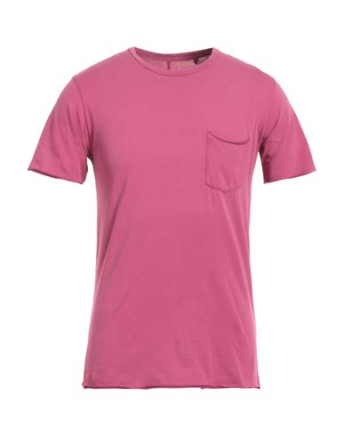 Rag & Bone Man T-shirt Pastel Pink Size Xl Linen, Cotton