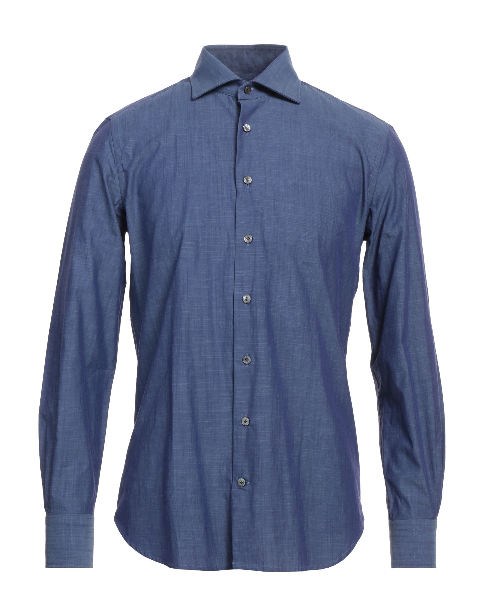 Borsa Shirts In Slate Blue