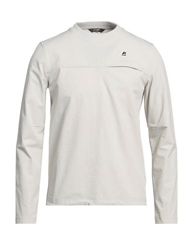 K-way Man Sweatshirt Light Grey Size L Cotton, Elastane, Polyester