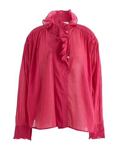 Isabel Marant Étoile Marant Étoile Woman Shirt Fuchsia Size 6 Cotton In Pink