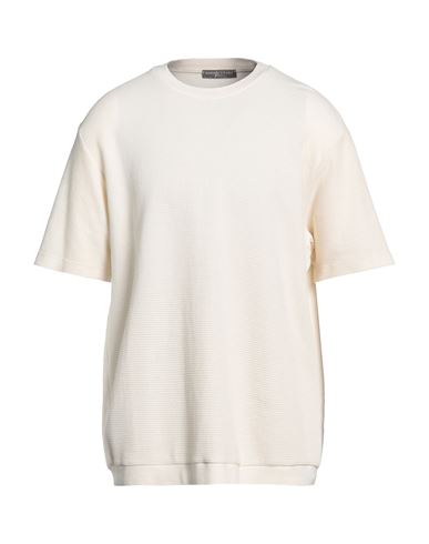 Daniele Fiesoli Man Sweatshirt Ivory Size Xxl Cotton In White