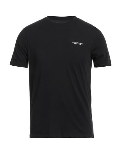 Armani Exchange Man T-shirt Black Size Xxl Cotton