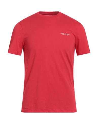 Armani Exchange Man T-shirt Red Size Xxl Cotton