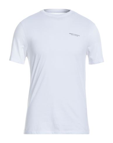 Armani Exchange Man T-shirt White Size Xxl Cotton