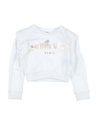 Balmain Babies'  Toddler Girl Sweatshirt White Size 6 Cotton