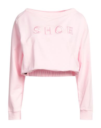 Shoe® Shoe Woman Sweatshirt Pink Size M Cotton, Elastane