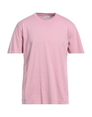 Shop Tagliatore Man T-shirt Pink Size L Cotton